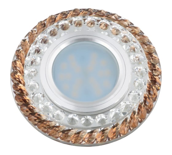 Встраиваемый декоративный светильник Fametto серия Luciole DLS-L132 GU5,3, CHROME BROWN UL-00002717 1