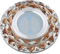 Встраиваемый декоративный светильник Fametto серия Luciole DLS-L130, GU5,3, CHROME BROWN UL-00002713