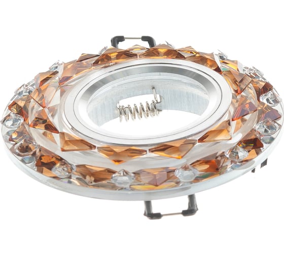 Встраиваемый декоративный светильник Fametto серия Luciole DLS-L130, GU5,3, CHROME BROWN UL-00002713