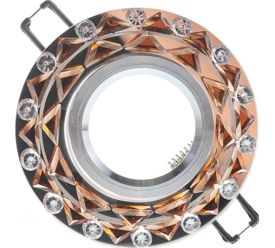 Встраиваемый декоративный светильник Fametto серия Luciole DLS-L130, GU5,3, CHROME BROWN UL-00002713