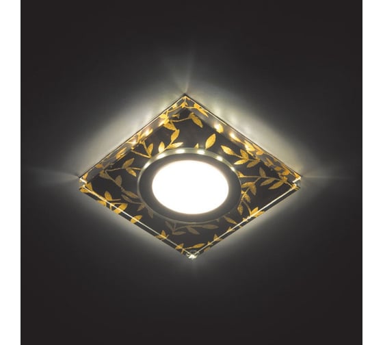 Светильник Fametto DLS-L205 GU5.3 CHROME BLACK, декоративный, встраиваемый, серия Luciole UL-00000380