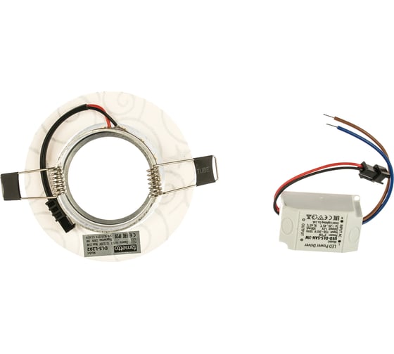 Светильник Fametto DLS-L202 GU5.3 CHROME WHITE, декоративный, встраиваемый, серия Luciole UL-00000377
