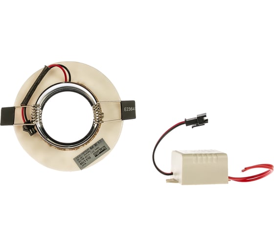 Светильник Fametto DLS-L108 GU5.3 CHROME WHITE, декоративный, встраиваемый, серия Luciole UL-00000359