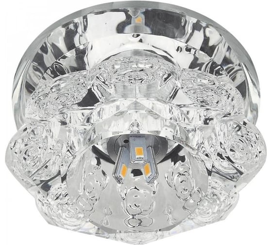 Светильник Fametto DLS-L301 3W GLASSY CLEAR, декоративный, встраиваемый, серия Luciole 10755