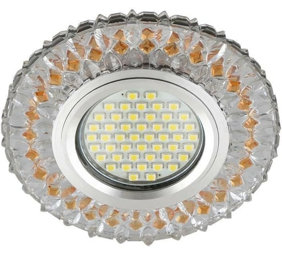 Светильник Fametto DLS-L138 GU5.3 GLASSY LIGHT TEA, декоративный, встраиваемый, серия Luciole UL-00003870