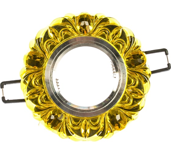 Светильник Fametto DLS-L136 GU5.3 GLASSY YELLOW, декоративный, встраиваемый, серия Luciole UL-00003863 1