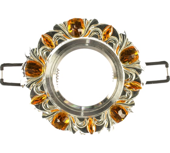 Светильник Fametto DLS-L136 GU5.3 GLASSY GOLD, декоративный, встраиваемый, серия Luciole UL-00003864 1