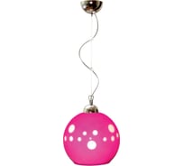 Светильник ЭЛЕТЕХ Поинт НСБ 72-60 М55 розовый, трос, шнур прозрачный, корпус металлик 1005251192