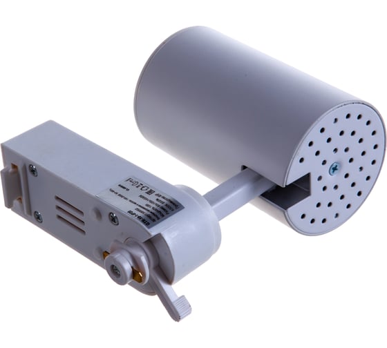 Трековый светодиодный светильник General Lighting Systems 10 Вт 1 фаза  IP20, 65х105х145мм, GTR-10-1-IP20 белый 580002