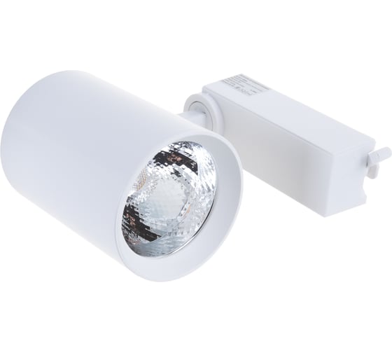 Трековый светодиодный светильник General Lighting Systems 20 Вт 1 фаза IP20, 85х105х145мм, GTR-20-1-IP20 белый 580004