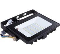 Светодиодный прожектор с микроволновым датчиком General Lighting Systems 20Вт 1210Лм 6500К Холодный белый свет IP65 Черный GTAB-20-IP65-6500-S 403500