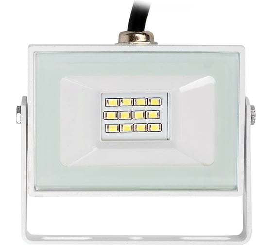 Светодиодный прожектор General Lighting Systems 10Вт 860Лм 6500К Холодный белый свет IP65 Белый GTAB-10BT-IP65-6500-W 403124