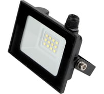 Светодиодный прожектор General Lighting Systems 10Вт 860Лм 6500К Холодный белый свет IP65 Черный GTAB-10BT-IP65-6500 403109