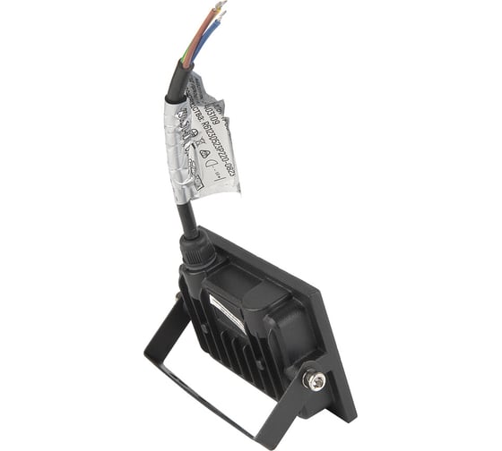 Светодиодный прожектор General Lighting Systems 10Вт 860Лм 6500К Холодный белый свет IP65 Черный GTAB-10BT-IP65-6500 403109