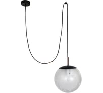 Светильник ЭЛЕТЕХ Азазель 250 НСО 17-150-305 прозачный, шнур 2,5 черный 1005251633