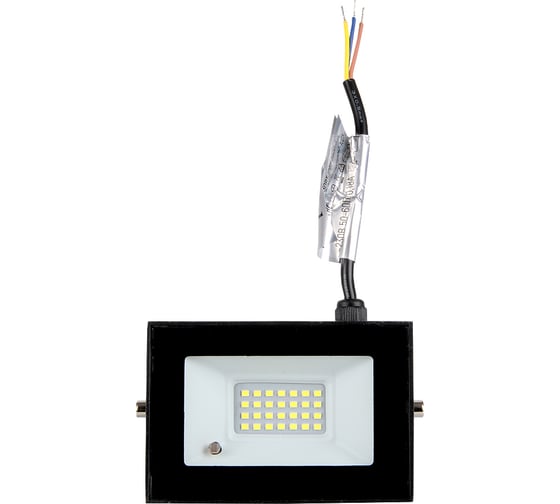 Светодиодный прожектор с микроволновым датчиком General Lighting Systems 30Вт 1650Лм 6500К Холодный белый свет IP65 Черный GTAB-30-IP65-6500-S 403600