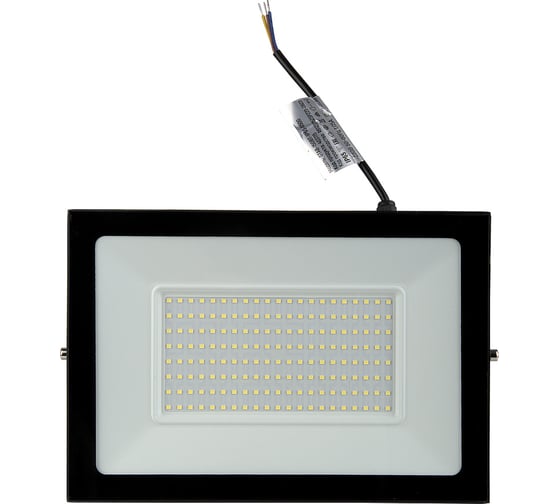 Светодиодный прожектор General Lighting Systems 150Вт 10550Лм 6500К Холодный белый свет IP65 Черный GTAB-150BT-IP65-6500 403115