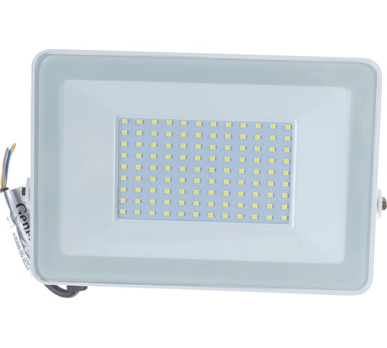 Светодиодный прожектор General Lighting Systems 100Вт 6850Лм 6500К Холодный белый свет IP65 Белый GTAB-100BT-IP65-6500-W 403129