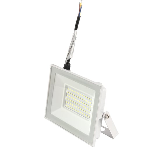 Светодиодный прожектор General Lighting Systems 70Вт 5150Лм 6500К Холодный белый свет IP65 Белый GTAB-70BT-IP65-6500-W 403128