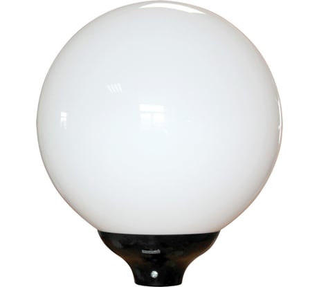 Светильник ЭЛЕТЕХ Шар 400 Б НТУ 06-200-01 опал/корпус Б175 конический черный ИУ 1030480090