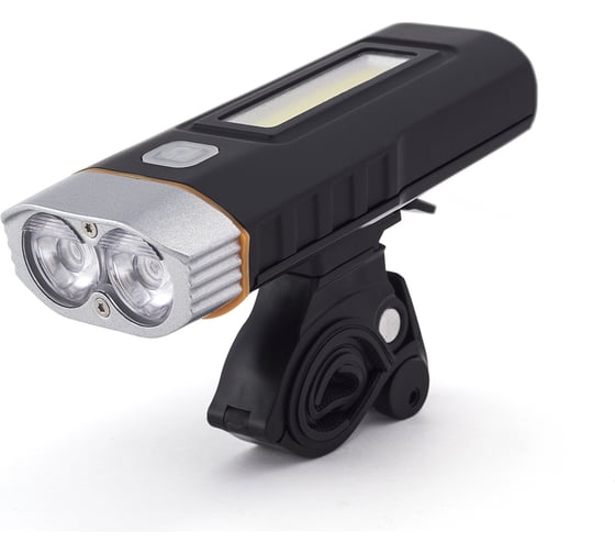 Фонарь ЯРКИЙ ЛУЧ V-500 ВЕЛОФАРА-3 2xCREE XM-L T6 500лм+COB 300лм 3ур.ярк Li-Ion 4400mAh 4606400105992