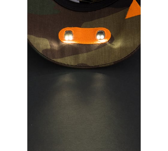 Кепка-фонарь ЯРКИЙ ЛУЧ F.HUNTER FH-014.BB флора woodland 4606400626770