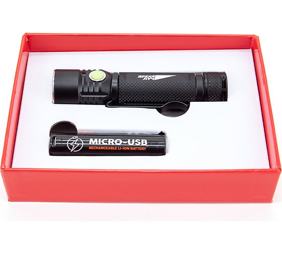 Фонарь ЯРКИЙ ЛУЧ G15 v.2Gryphon CREE XM-L2 max700лм, 4реж., IPX7, акк 18650 2600mAh 4606400106050