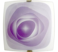 Светильник ЭЛЕТЕХ Колорика Хелен, 300х300, НПБ, 09-60-003, М83, матовый белый-сиреневый 1005209271