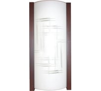 Светильник ЭЛЕТЕХ Карелия, 370х180х66, НББ, 01-2х60-504, Элегант, ИУ, матовый/венге 1005206028