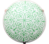 Светильник ЭЛЕТЕХ Восточный стиль 300, НПБ 01-60-125 М02, матовый зеленый, хром, 1005205107