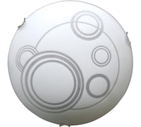 Светильник ЭЛЕТЕХ Галактика, 250, НПБ 01-60-130, М15, ИУ, матовый белый, клипсы хром 1005204258