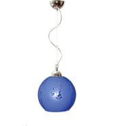 Светильник ЭЛЕТЕХ Крокус сфера НСБ 72-60 М55 голубой матовый, трос, шнур прозрачный, металлик 1005251244