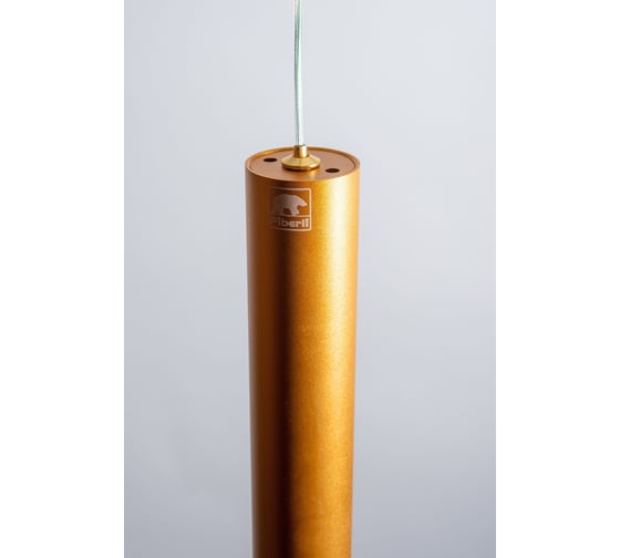 Светодиодный светильник FIBERLI Icicle-440-GN подвес, 6Вт, 510Lm, 4000К, 24, золотой, 40x400мм, кабель 2м 12110601