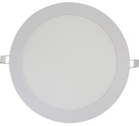 Встраиваемый светодиодный светильник ЭЛЕТЕХ, LED-А, ф220, ДПО, 01-018-001, 4000К/1300Лм, круг 1030450421