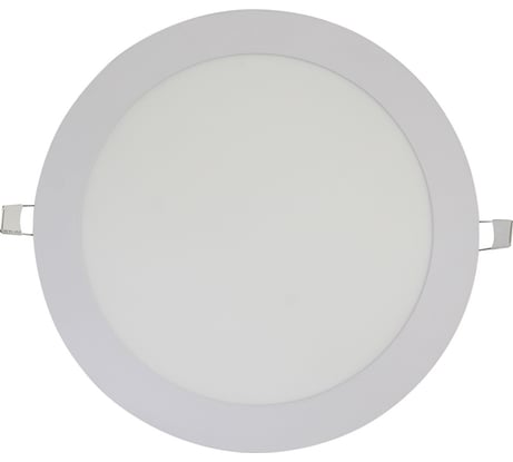 Встраиваемый светодиодный светильник ЭЛЕТЕХ, LED-А, ф220, ДПО, 01-018-001, 4000К/1300Лм, круг 1030450421