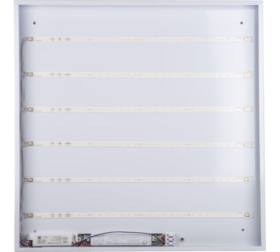 Светодиодный потолочный универсальный светильник Uniel ULP-6060 36W/3950К/EMG IP40 SCHOOL WHITE UL-00007170