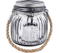 Садовый светильник Uniel USL-M-211/GN120 SILVER JAR на солнечной батарее UL-00003209