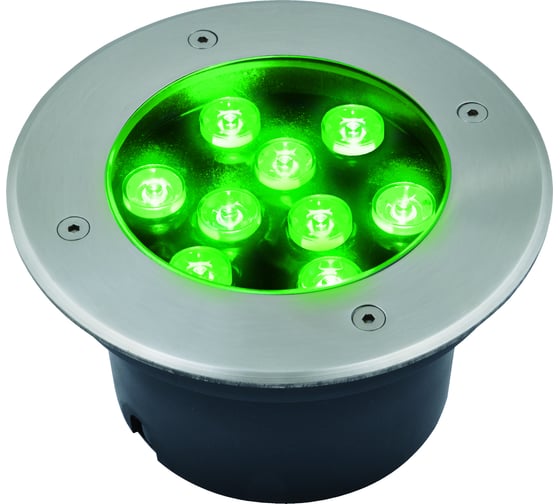 Светодиодный уличный светильник Uniel ULU-B12A-9W/GREEN IP67 GREY UL-00006825 1