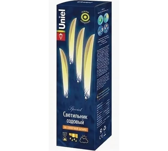 Садовый светильник Uniel USL-S109/PM320 Moon Grass на солнечной батарее Moon grass 8675