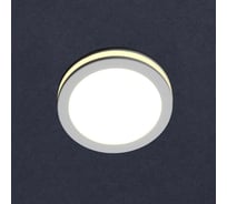 Светодиодный встраиваемый светильник General Lighting Systems 7Вт, 620Лм, 4500К, Нейтральный белый свет, Круг, Белый GLP-DECO-R2-7BT-IP40-4-W 412373