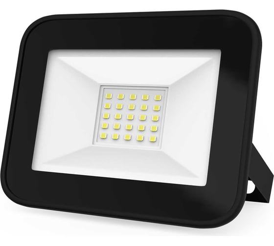 Светодиодный прожектор Gauss Elementary 20W 1700lm IP65 6500К ПРОМО черный 613100320P