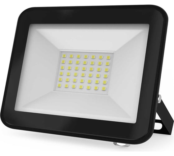 Светодиодный прожектор Gauss Elementary 30W 2550lm 6500К IP65 PROMO черный 613100330P