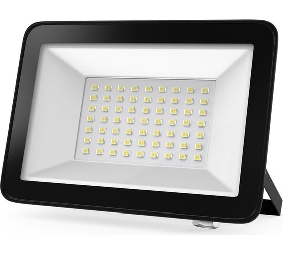 Светодиодный прожектор Gauss Elementary 50W 4250lm IP65 6500К черный ПРОМО 613100350P