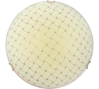 Светильник ЭЛЕТЕХ Плетенка, 300, НПБ 01-2х60-139, М16, матовый шампань/клипсы золото 1005205264