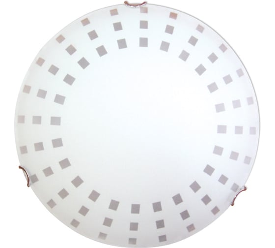 Светильник ЭЛЕТЕХ Лучи 300, LED, 12, M02, матовый белый/клипсы хром, 12Вт, 6000К, IP20, светодиодный 1030450183 1
