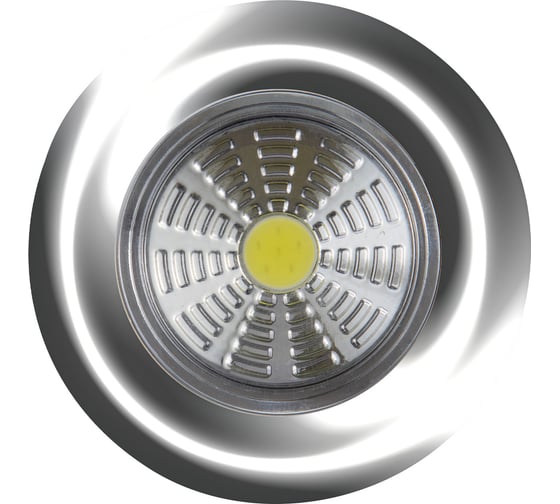 Светодиодный самоклеящийся фонарь-подсветка REV, Pushlight, 3Pack, металлик 3Вт, 3хААА, 29100 8