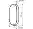 Светодиодный светильник REV Oval, IP65, овальный, 18W, 4000К 25103 3 9