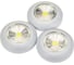 Светодиодный самоклеящийся фонарь-подсветка RITTER Pushlight, 3Вт, 3хААА, IP22, белый 29098 8 6