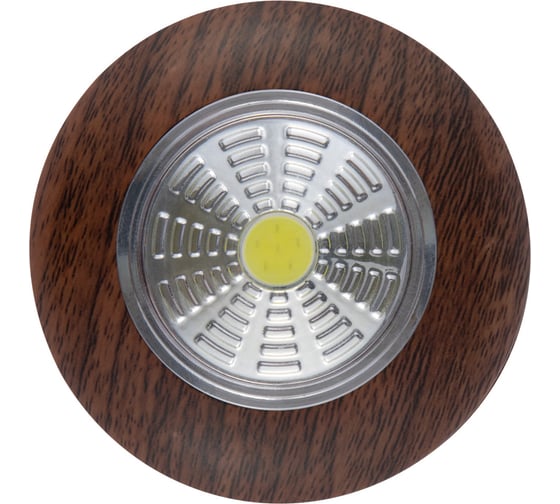 Светодиодный фонарь-подсветка REV, самоклеящийся, Pushlight, 3Pack, дерево 3Вт, 3хААА, 29102 2