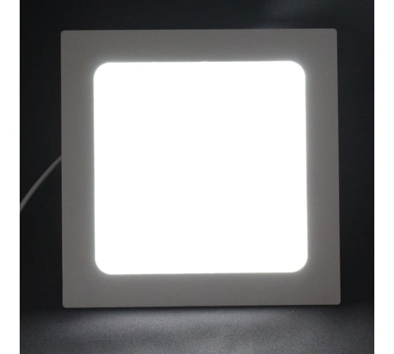 Встраиваемый светодиодный светильник ЭЛЕТЕХ LED-А, 167x167, ДПО, 01-012-002, 4000К/1000лм, квадрат 1030450420